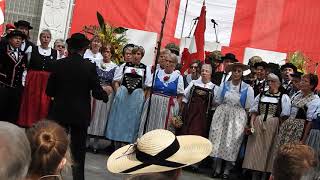 スイス建国記念日 ヨーデル1 Swiss National Day yodel 2016 0801 [upl. by Sayed426]