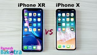 Apple iPhone XR vs iPhone X SpeedTest and Camera Comparison [upl. by Ajam737]