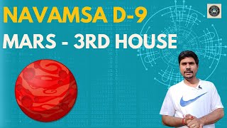 Mars in 3rd House in D9 Navamsa Chart  Vedic Astrology [upl. by Jerrilee745]