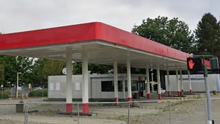 DEMOLISHED Abandoned 76 Gas Station with INSANELY TRASHED Laserwash 4000 Carwash bay Olympia WA [upl. by Atalie]