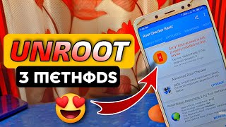 3 Methods How to Unroot Any Android Phone 2021 [upl. by Eloisa]