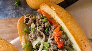 Cooking cheesesteaks Chef AidanGETPAID [upl. by Nyllewell]