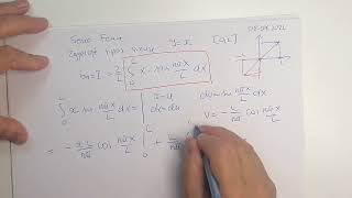 Seria FourierZgjerimi i funksionit fxx sipas sinuseve Llogaritja e integralit [upl. by Towroy]