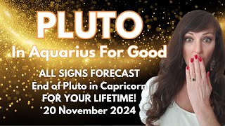 HOROSCOPE READINGS FOR ALL ZODIAC SIGNS  Pluto in Aquarius FOR GOOD [upl. by Neff]