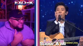 EXOK  Sabor A Mi LIVE REACTION  THEY ARE ACTUAL LATINO KINGS TakeMeBack [upl. by Fafa]