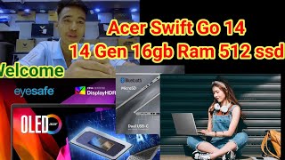 Acer Swift Go 14 OLED 14th Generation 16GB RAM  512GB Gen4 SSD  14inch 28K OLED Display [upl. by Adnylam]