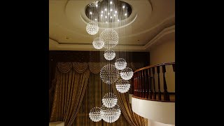 How to Install a Foyer Chandelier  Installation Tips from Sofary [upl. by Yllas944]