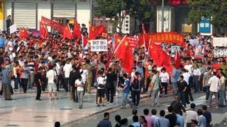 AntiJapan protests across China [upl. by Kendyl]