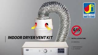 Indoor Dryer Vent Kit  Installation instructions Dundas Jafine [upl. by Nylirek]