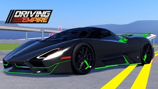 Building The FASTEST SSC Tuatara Aggressor in Driving Empire [upl. by Arbe738]