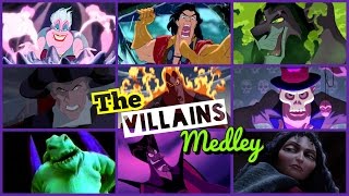 INSANE DISNEY VILLAINS MEDLEY Gaston eat your heart out [upl. by Nauqel]