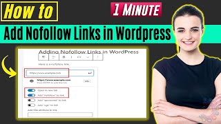 How to add nofollow links in wordpress 2024 [upl. by Brelje705]