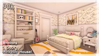 30k Bloxburg Family Roleplay House Build 1 Story  1 story house bloxburg bloxburg house build [upl. by Queena280]