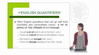 Countable uncountable nouns and quantifiers   UPV [upl. by Rosner]