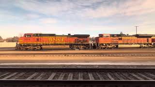 Amtrak’s Empire Builder arrives at Minot North Dakota on February 20 2024 [upl. by Butta]