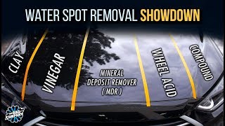 WATER SPOT REMOVAL What Works Best  Product Comparison [upl. by Anadal]