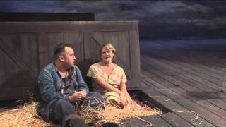 The Acting Company Of Mice and Men Clip 3 LENNIE AND CURLYS WIFE [upl. by Anhoj]