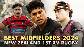 The best midfielders in New Zealand schoolboy rugby 2024 [upl. by Neisa595]