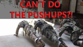 If You Cant Do The Exercise At Basic Training What Happens [upl. by Arhez]