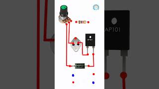 Adjustable or Variable Power Supply Circuit Diagram Adjustable PowerSupply Shorts Video [upl. by Atimed]