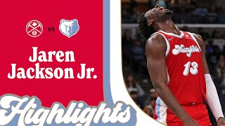 Jaren Jackson Jr Highlights vs Denver Nuggets [upl. by Oel]