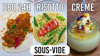 Mis tres recetas para RONER favoritas sousvide [upl. by Sezen]