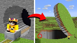 Minecraftta 1000 IQ GİZLİ EVLERİ TEST EDİYORUZ [upl. by Ahsinav]