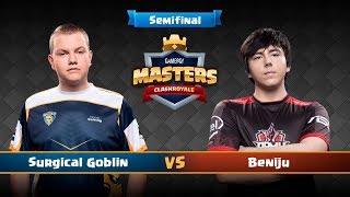 Clash Royale en Gamergy  Surgical Goblin vs Beniju  SEMIS  GamergyMasters [upl. by Yffub]