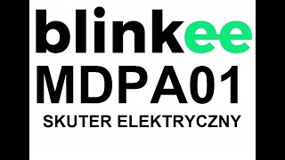 Elektryczny skuter blinkee model MDPA01 wymiana sterownika bldc na mocniejszy 36kw [upl. by Lledniuq294]