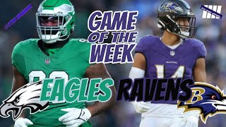 EAGLES vs RAVENS Week 13 Game of the Week [upl. by Orsino545]