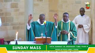 SUNDAY MASS 29TH SUNDAY IN ORDINARY TIME PRINCE OF PEACE ABBEY TIGONI [upl. by Aurilia]