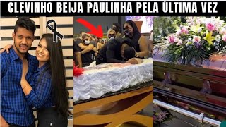 Marido de Paulinha Abelha se despede da sua amada muito emocionado durante o velório [upl. by Worth112]