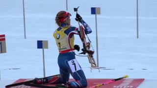 Biathlon Ruhpolding Damensprint 2016 [upl. by Yared980]