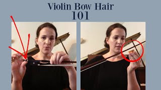 How to tighten and loosen the violin bow hair amp apply rosin [upl. by Voleta564]