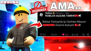 ROBLOX AÇILMA TARİHİ VERİLDİ BROOKHAVEN YASAKLANIYORSON DAKİKA [upl. by Yerhpmuh]