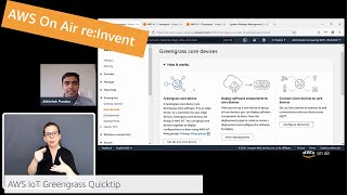 AWS On Air ft AWS IoT Greengrass  AWS Events [upl. by Anairda]