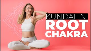 Kundalini Yoga for Root Chakra  GENTLE KUNDALINI YOGA [upl. by Anirhtak]