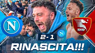 🥹 RINASCITA NAPOLI 21 SALERNITANA  LIVE REACTION NAPOLETANI AL MARADONA HD [upl. by Juan]