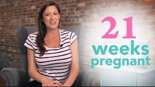 21 Weeks Pregnant  Ovia Pregnancy [upl. by Olivie]