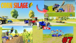 CORN SILAGE 🌽🚜  ਮੱਕੀ ਦਾ ਆਚਾਰ 🐎  JOSSAN GAMING  FS22 🚜🎮।7 PART2 [upl. by Bernarr]