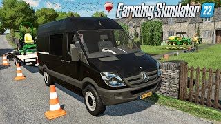 Tonte amp Entretien de JARDIN Farming Simulator 22 PAYSAGISTE [upl. by Acino]