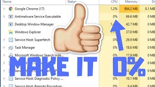 Antimalware Service Executable MsMpEngexe High CPU usage Fix on windows 10 [upl. by Eelta]