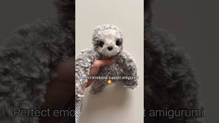 This baby sloth is crocheted 🥹 The perfect emotional support amigurumi 🥰 [upl. by Ranna975]