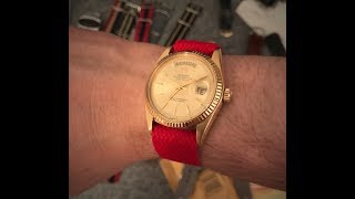 Rolex DayDate Experimenting with Straps [upl. by Leval]