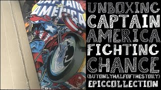 Idiot Fanboy Unboxing Captain America Epic Collection Fighting Chance TPB [upl. by Malvin]