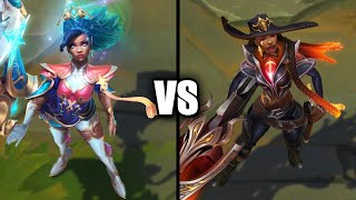 Winterblessed Senna vs High Noon Senna Legendary Skins Comparison League of Legends [upl. by Nomla603]