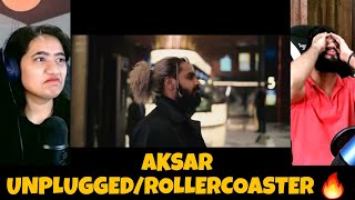 EMIWAY BANTAI X THE RISH  AKSAR UNPLUGGED  ROLLERCOASTER Ft YOUNG GALIB  Reaction [upl. by Egap76]