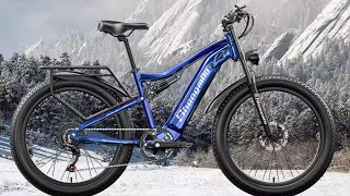 Electric Bike 26 Inch Electric Bike 500W High Power Motor Electric Bike Fat Bike 48V15AH Removable [upl. by Dnalyr]