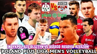 ASSECO RESOVIA RZESZOW 🆚 INDYKPOL AZS OLSZTYN POLAND PLUS LIGA MENS VOLLEYBALL 3024 [upl. by Eenram]