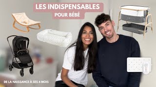 NOS INDISPENSABLES BEBE  quotidien sommeil hygiène jouets [upl. by Yael774]